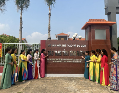 Trường mầm non Sao Mai tổ chức buổi Tham quan bảo tàng Bình Dương