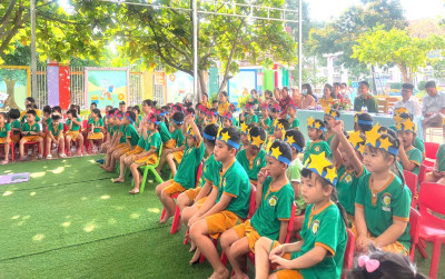Hội thi "Bé với an toàn giao thông" năm học 2024 - 2025